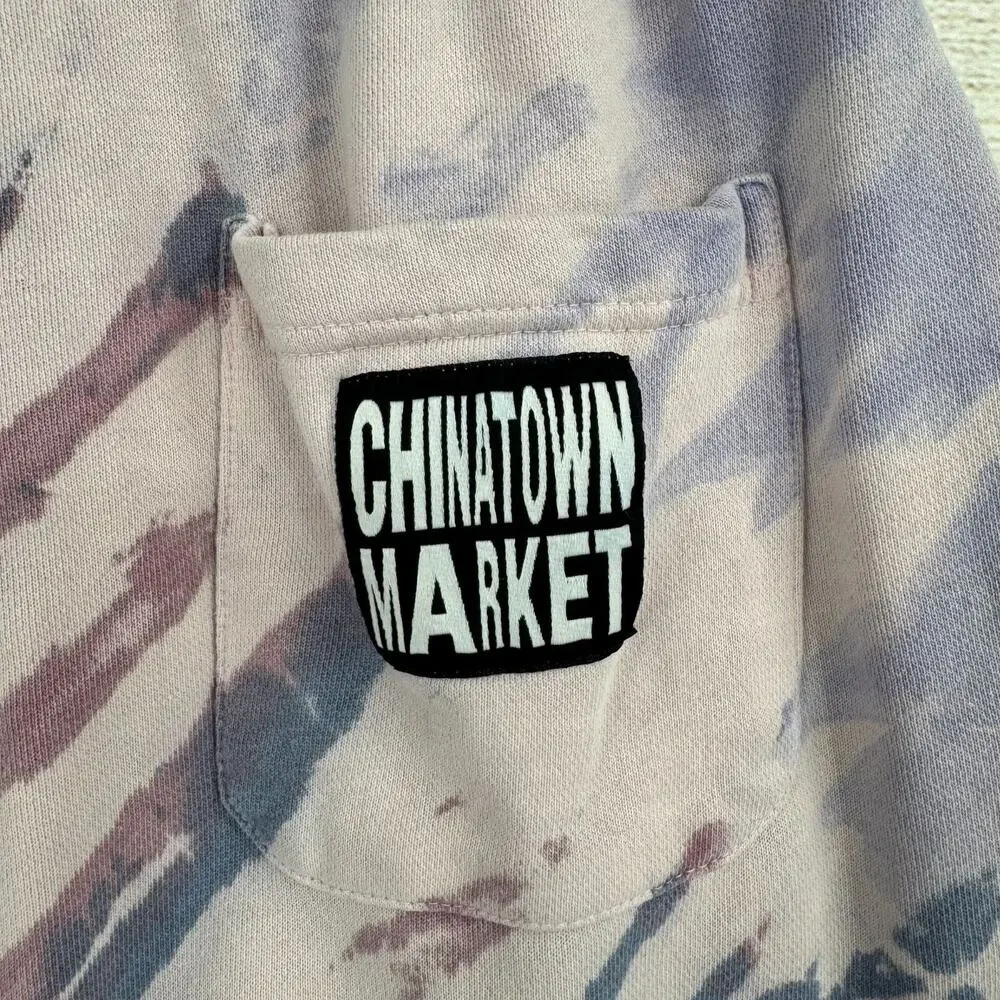 Chinatown Market Tie Dye Sweat Shorts Women's Size Medium Purple/Pink